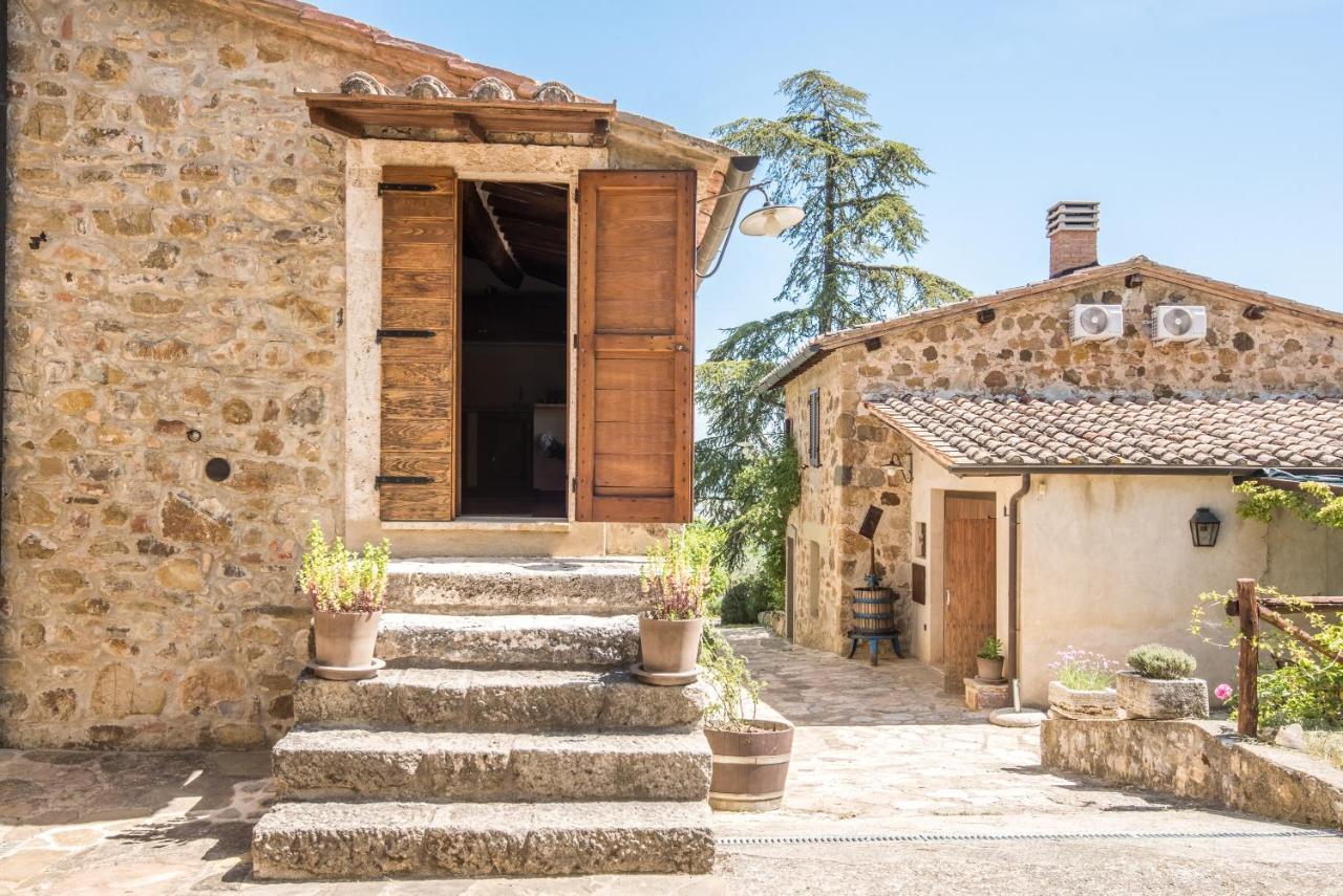Appartamento Gemma Bianca-Tavoleto Castiglione dʼOrcia Екстериор снимка