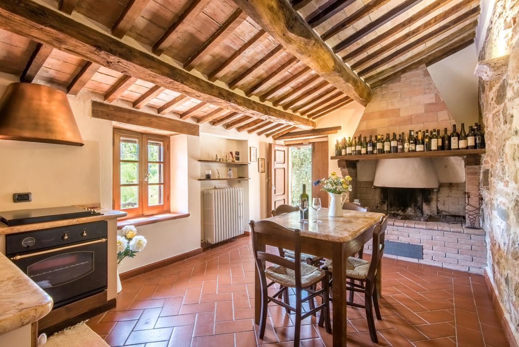 Appartamento Gemma Bianca-Tavoleto Castiglione dʼOrcia Екстериор снимка